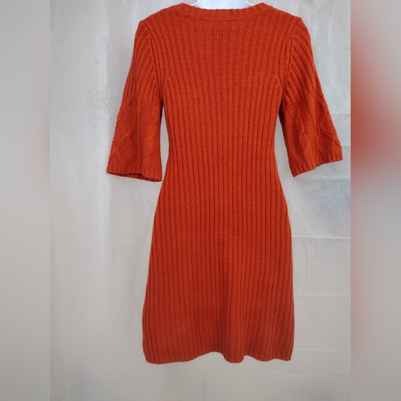 Pink Rose dress size Small Color Orange - Picture 4 of 5